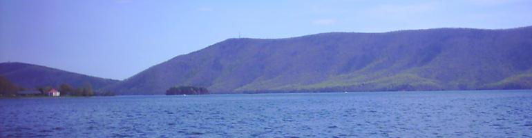 Smith Mountain Lake Looking toward the Dam